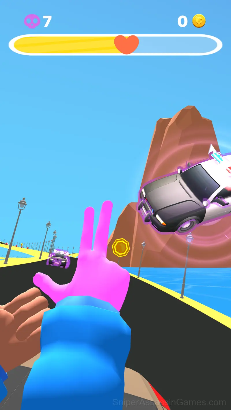 Telekinesis drive: first person gameplay screenshot 3