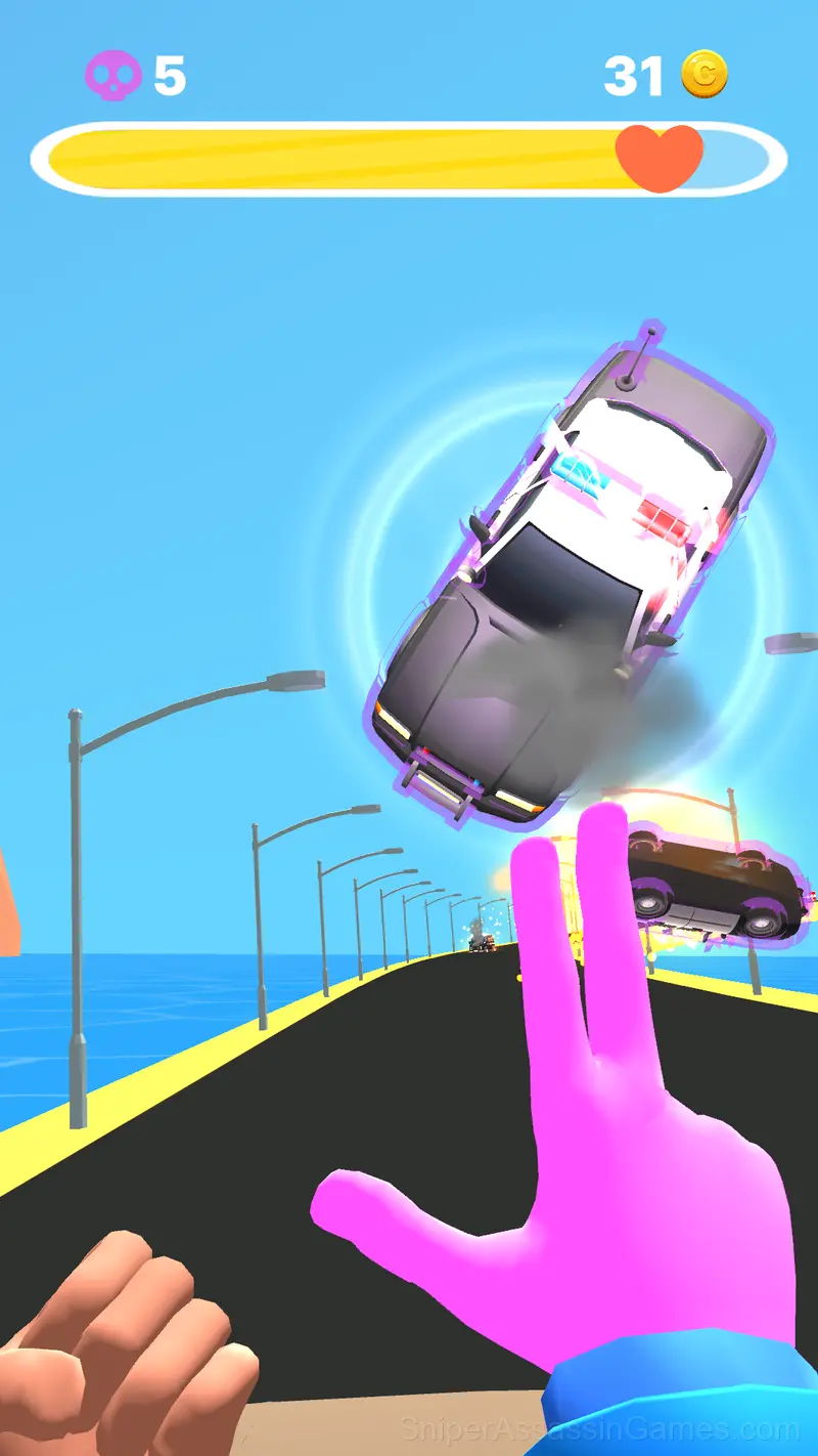 Telekinesis drive: first person gameplay screenshot 4