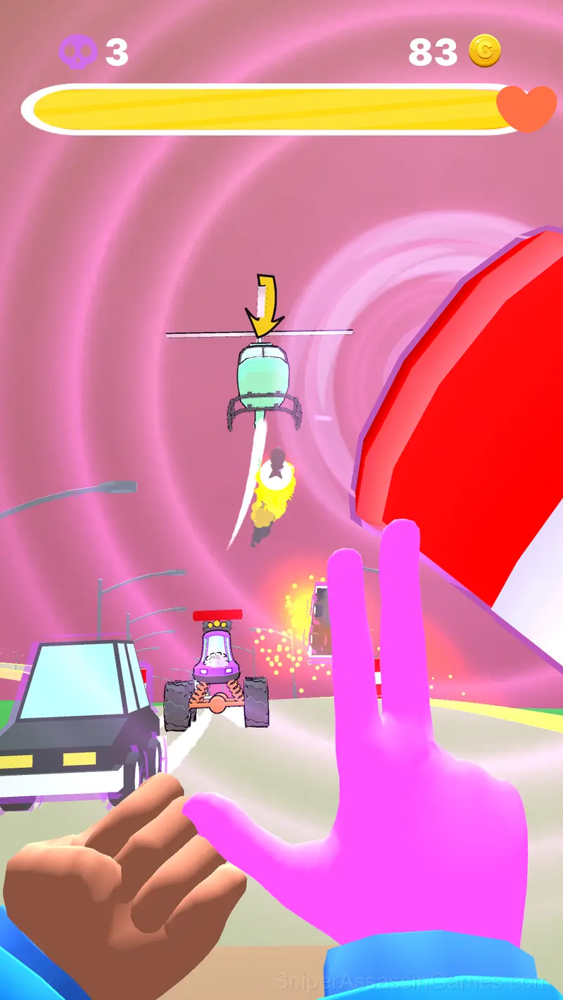 Telekinesis drive: first person gameplay screenshot 5