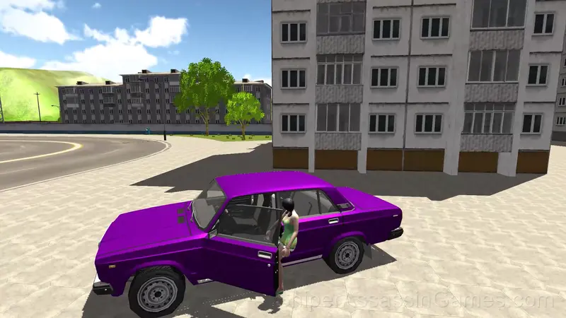 Driving in the City gameplay screenshot 1