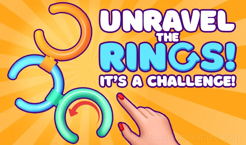 Play Unravel the Rings! It's a challenge!