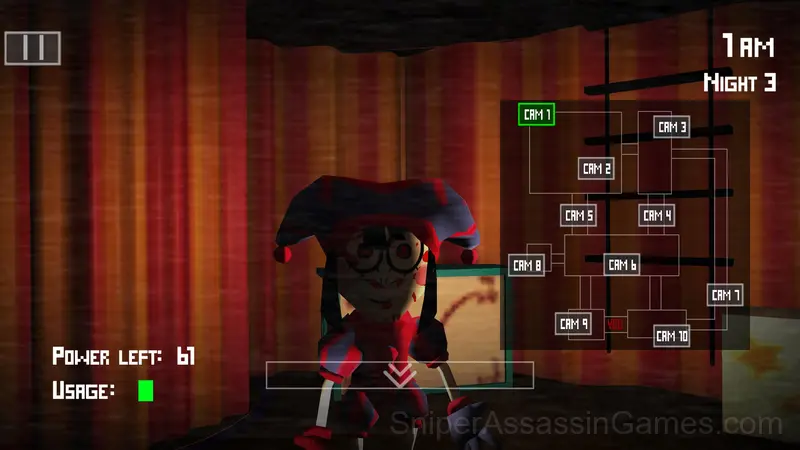 5 nights at Pomni's. Digital circus! gameplay screenshot 1