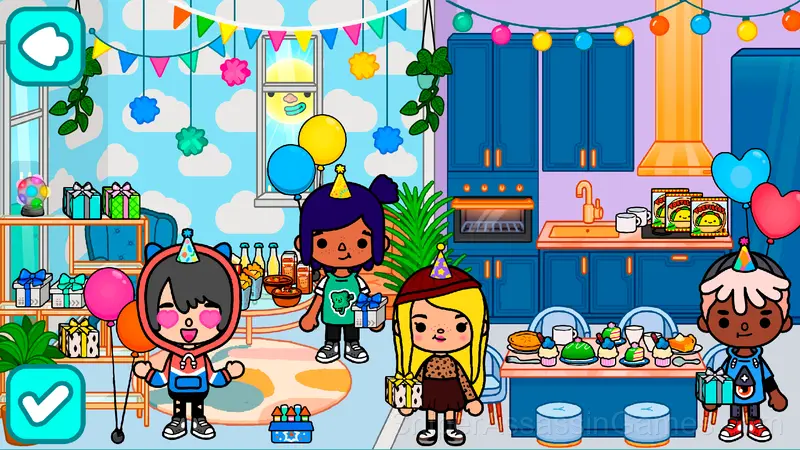 Party for Toca Boca gameplay screenshot 2