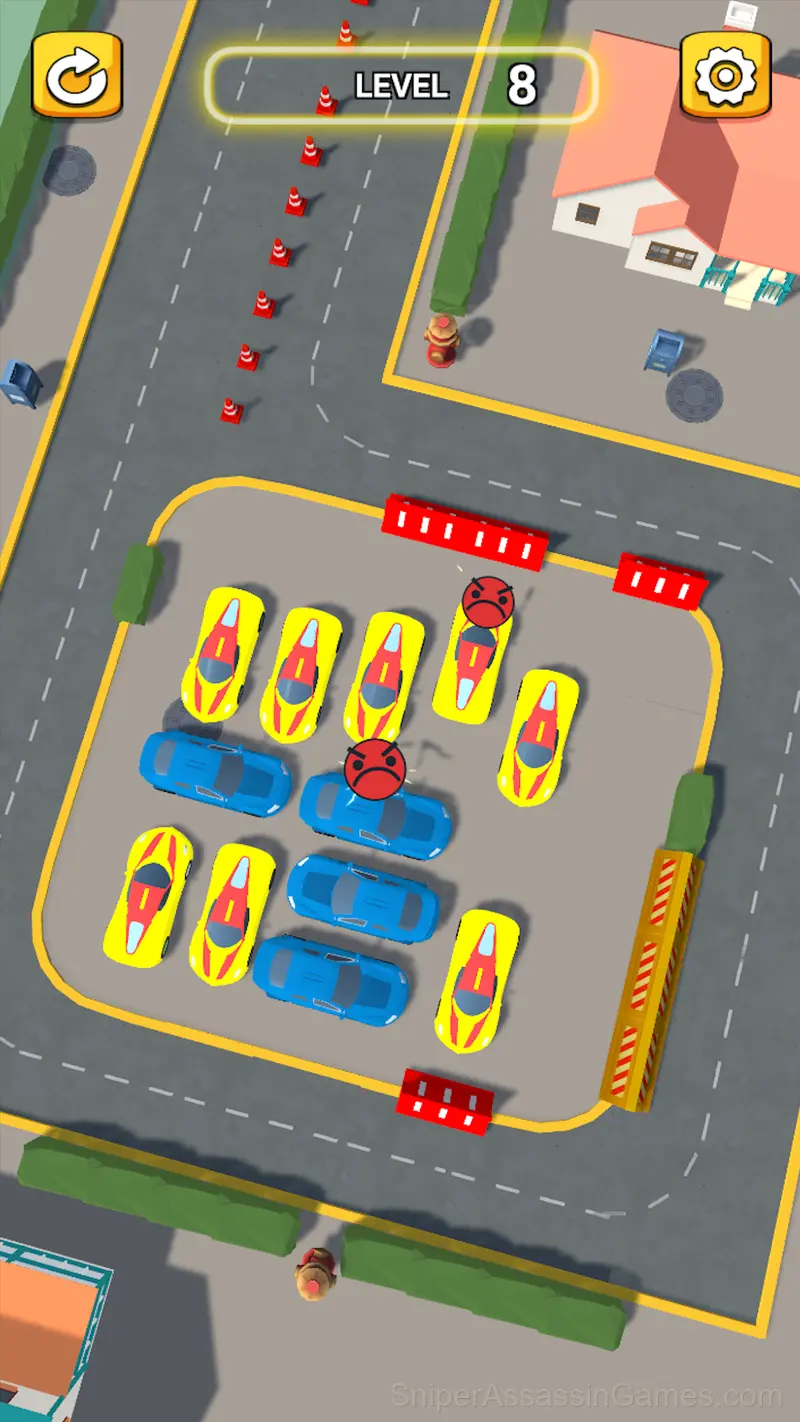 Traffic jam in the parking lot gameplay screenshot 3