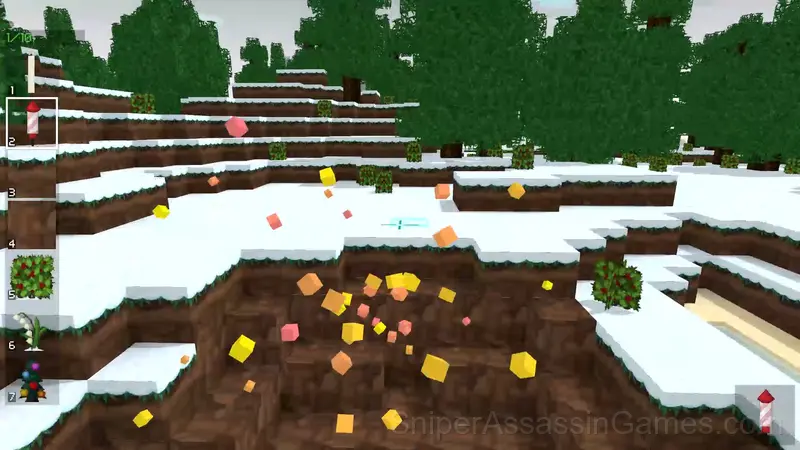 Winter Mine Blocks gameplay screenshot 5