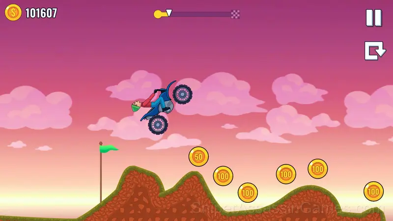 Hill Climb: Cars and Motorcycles gameplay screenshot 2