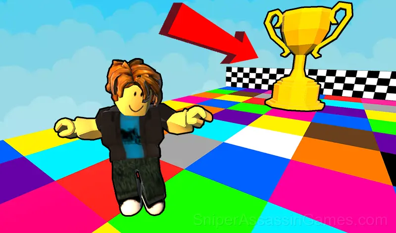 Play Stand on the right color, Robby!