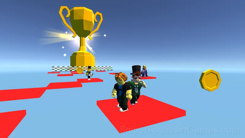 Stand on the right color, Robby! gameplay screenshot 1