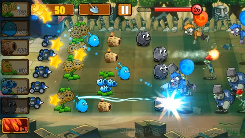 Angry Plants gameplay screenshot 1