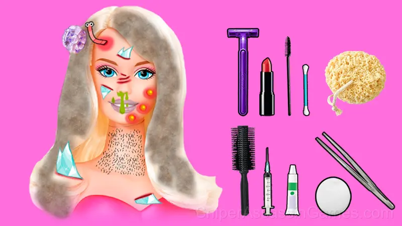 ACMR Barbie and Ken Beauty Studio gameplay screenshot 1