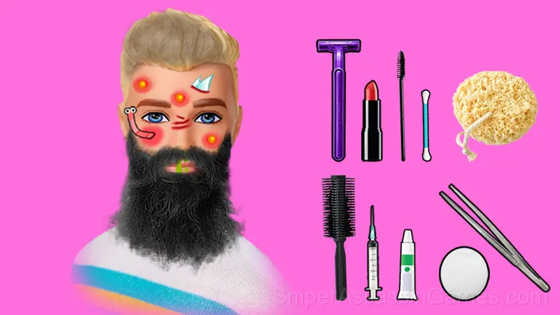 ACMR Barbie and Ken Beauty Studio gameplay screenshot 2