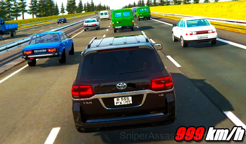Play Checkers in traffic on Camry 3.5!