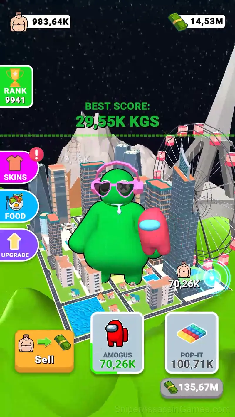 Gluttony: Clicker gameplay screenshot 2