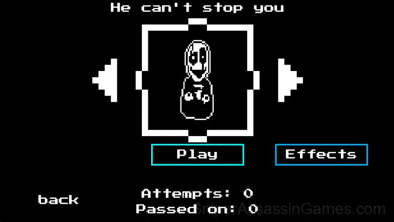 Frisk's Undertale gameplay screenshot 2