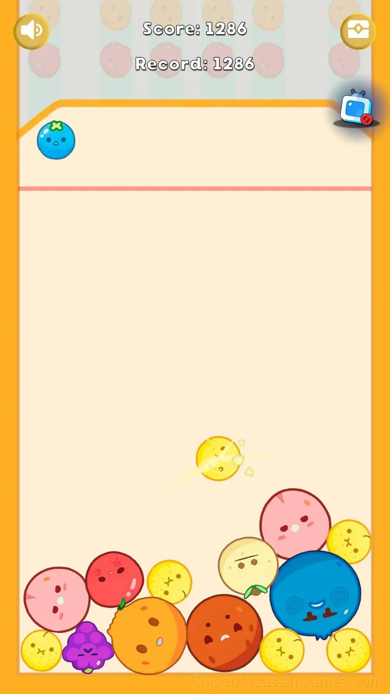 Merge fruits: Fold the Watermelon! gameplay screenshot 1