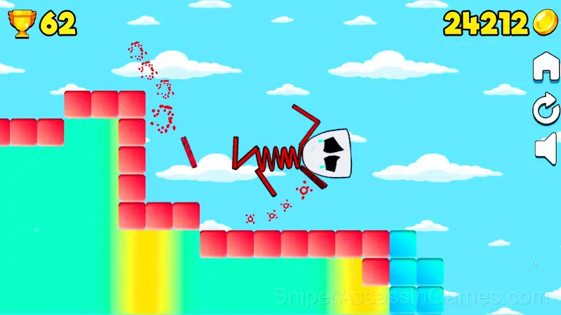 Digital Circus Fall Pomni Ragdoll gameplay screenshot 5