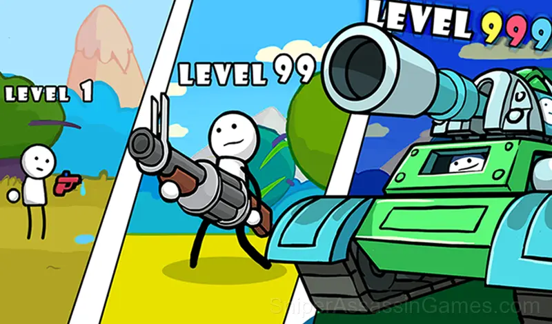 Play One Gun Stickman