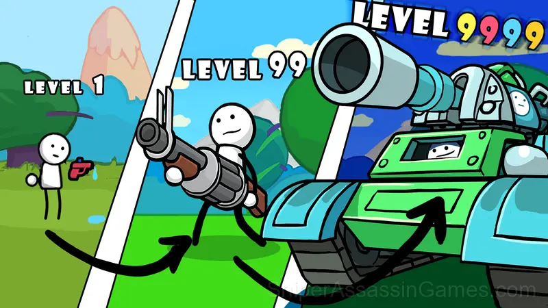 One Gun Stickman gameplay screenshot 1