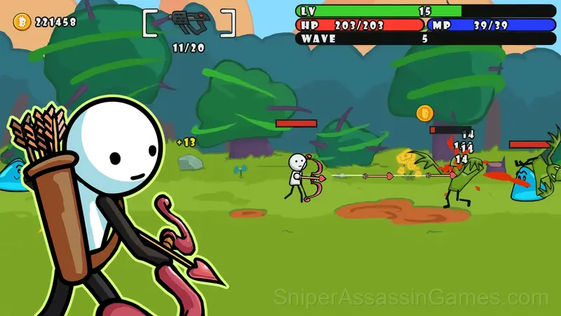 One Gun Stickman gameplay screenshot 2