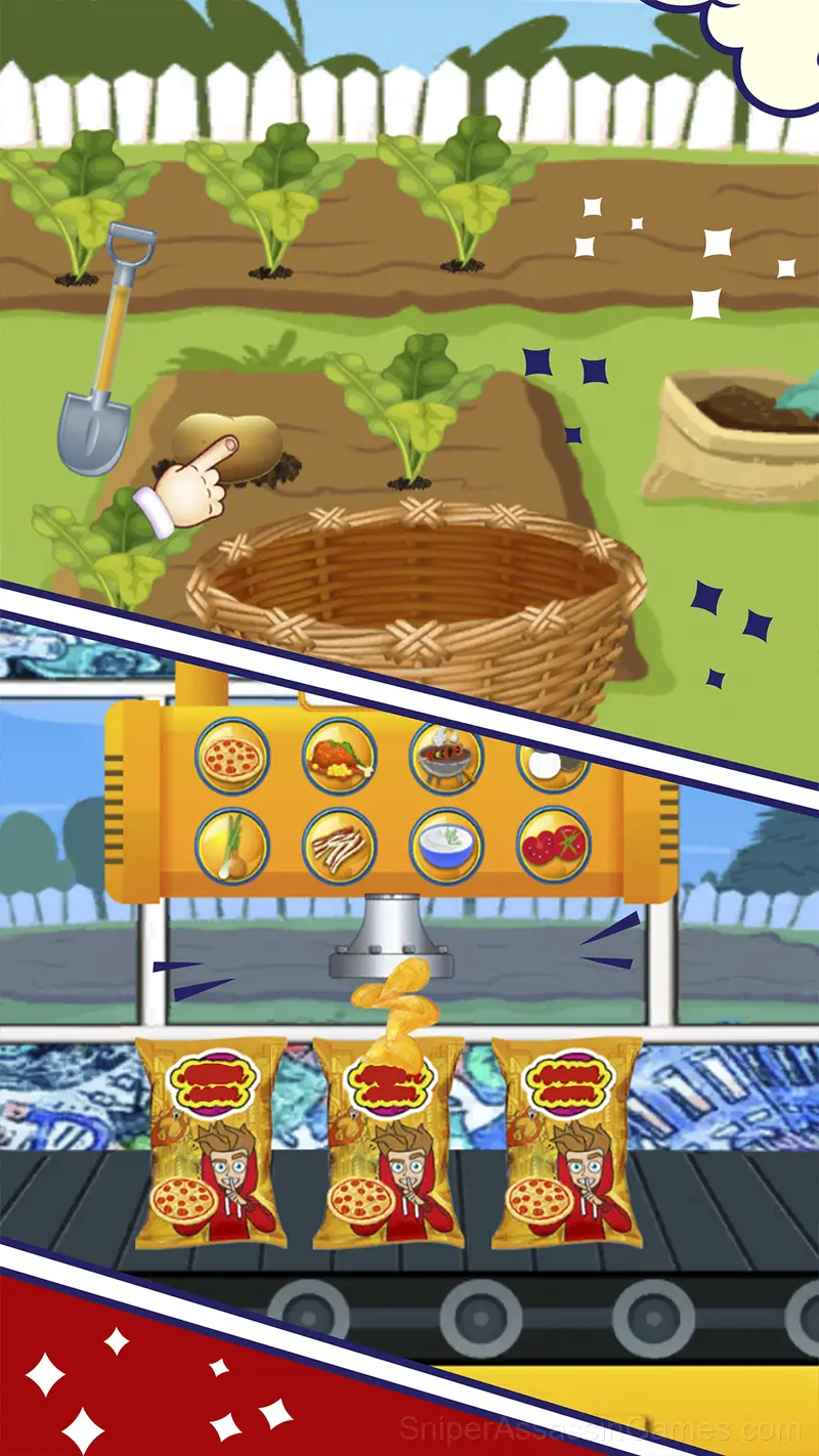 Lava-Lava Cooking Chips gameplay screenshot 2
