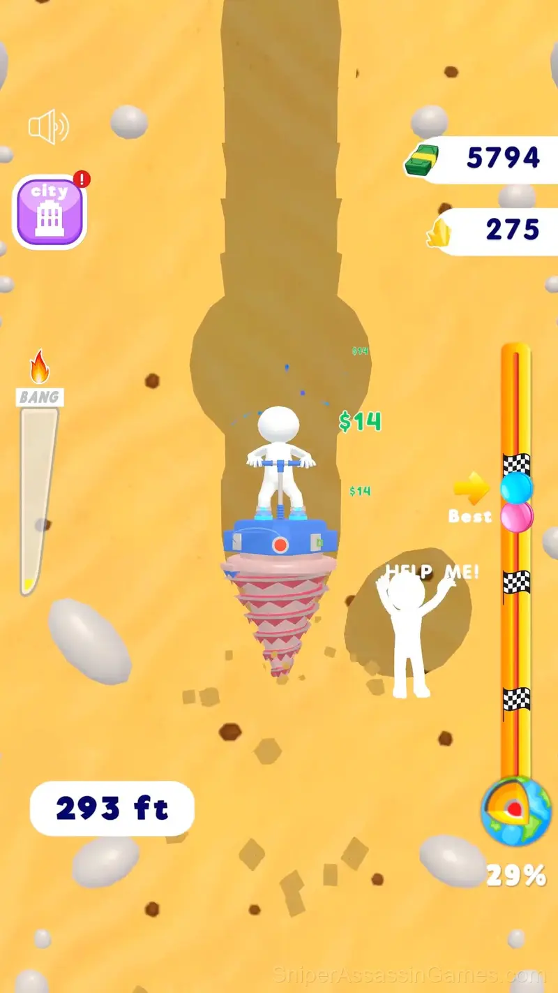 Dig Deeper! gameplay screenshot 1