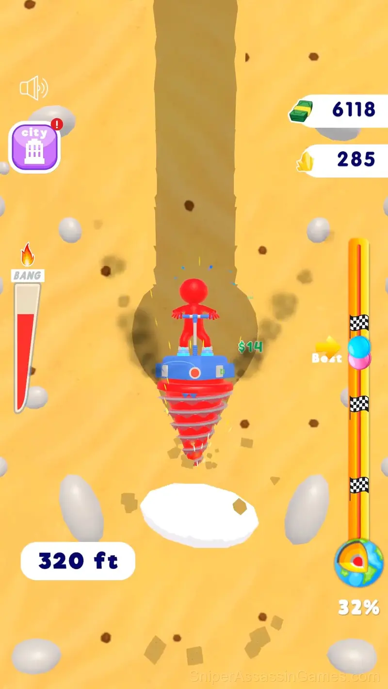Dig Deeper! gameplay screenshot 2