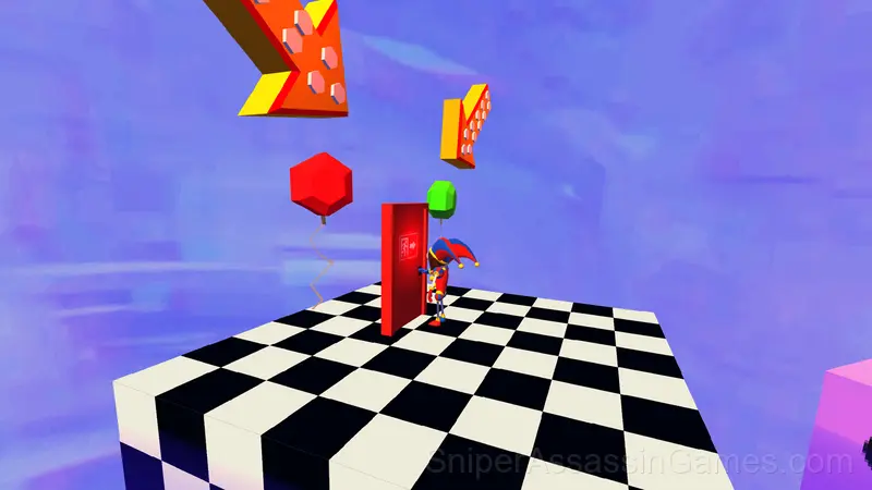 Digital Circus: Parkour with Pomni gameplay screenshot 1