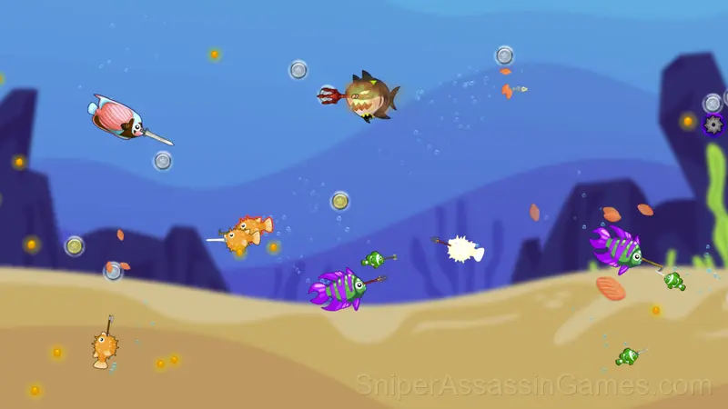 Fish Stab Getting Big gameplay screenshot 3