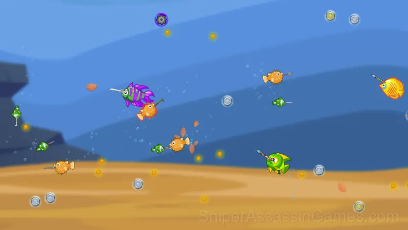 Fish Stab Getting Big gameplay screenshot 4