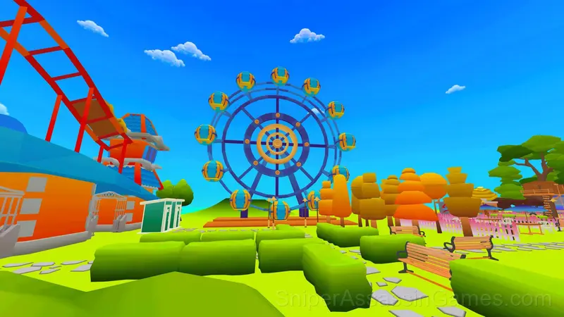 Build Amusement Park with Pomni gameplay screenshot 1
