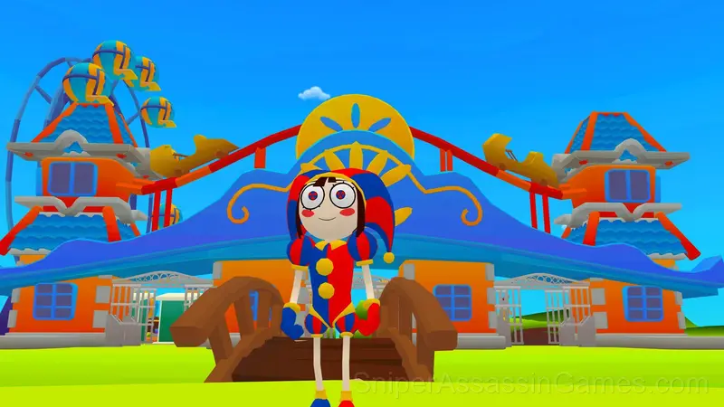 Build Amusement Park with Pomni gameplay screenshot 2