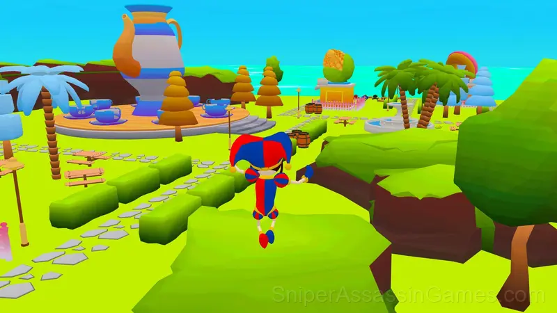 Build Amusement Park with Pomni gameplay screenshot 5