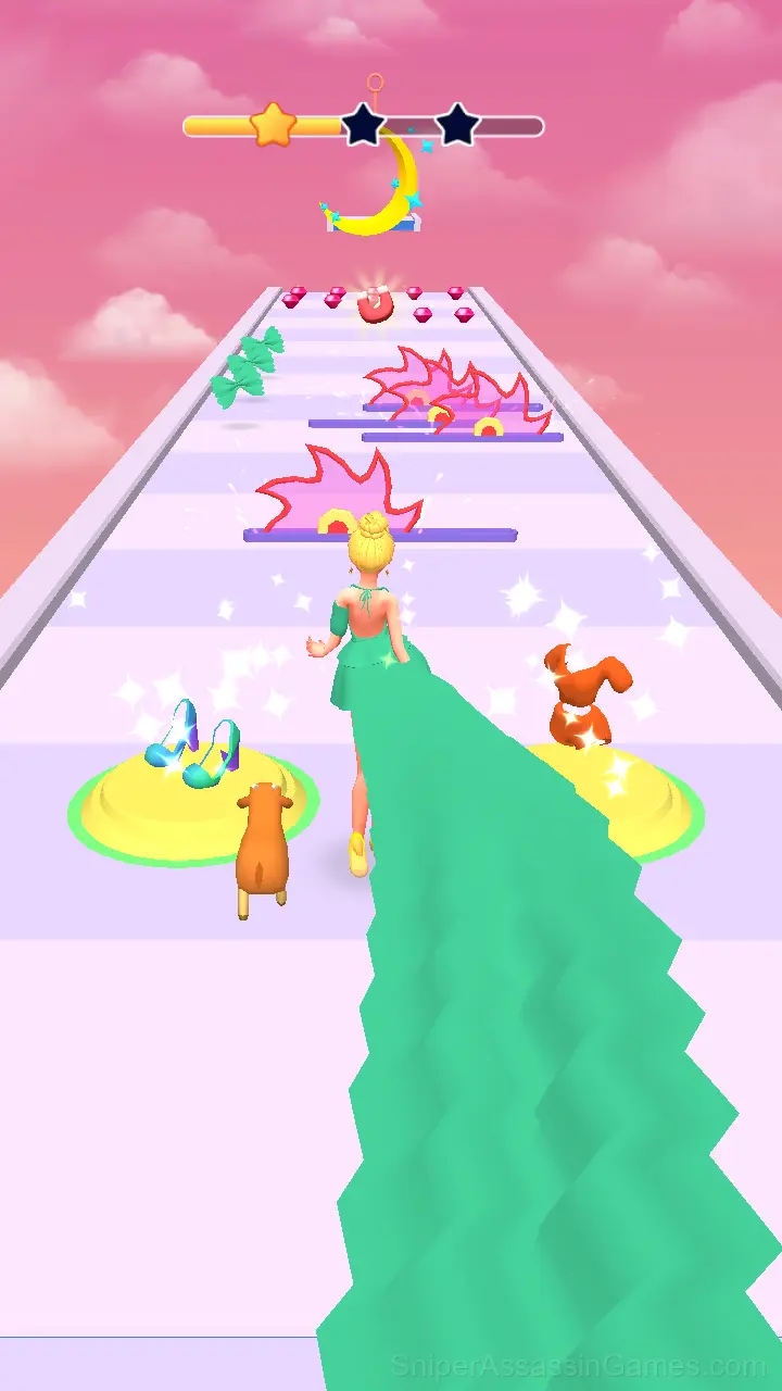 Fashion Girl Dancing Dress gameplay screenshot 2