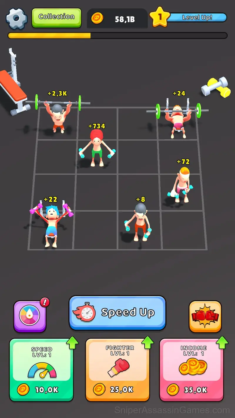 Merge Super Fighter gameplay screenshot 3