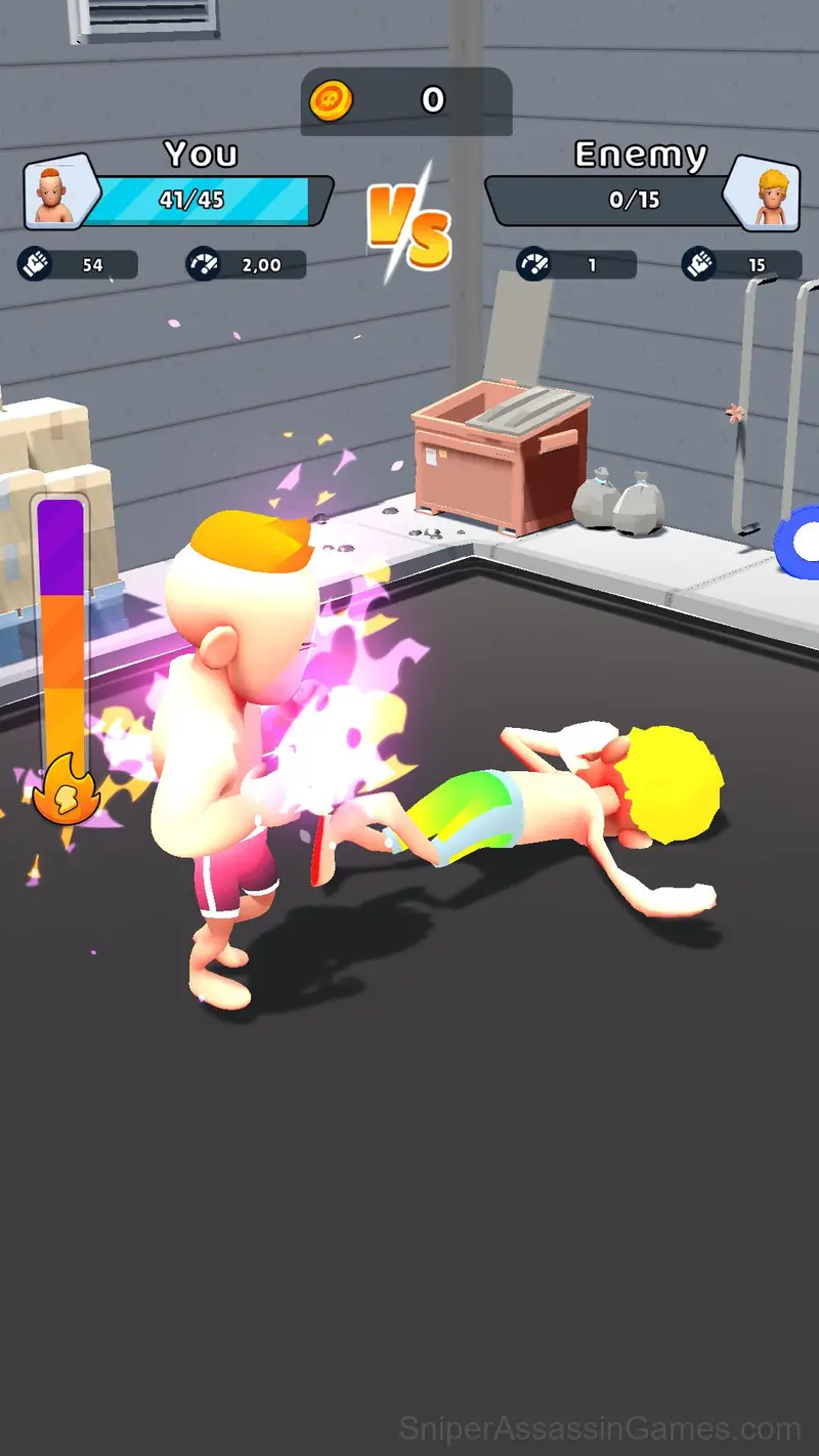 Merge Super Fighter gameplay screenshot 4