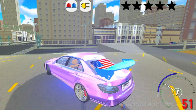 Drift on Cool Cars with Cops 3.2 gameplay screenshot 1