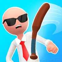 Office fight - Beat everyone with a bat!