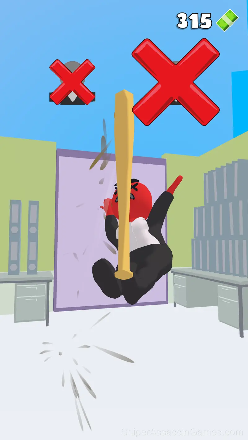 Office fight - Beat everyone with a bat! gameplay screenshot 2