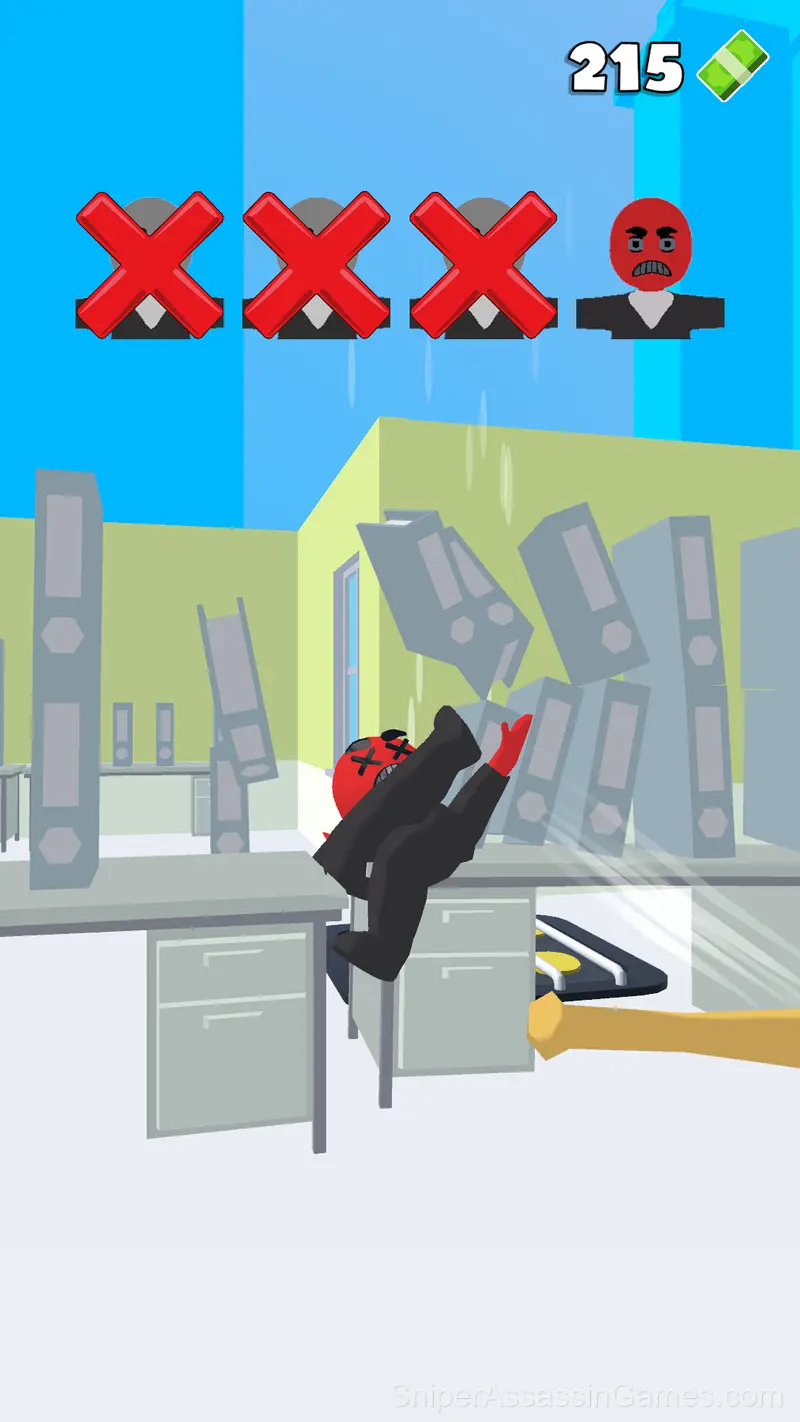 Office fight - Beat everyone with a bat! gameplay screenshot 5
