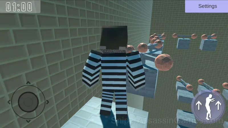 Noob: Escape from Secret Prison gameplay screenshot 3