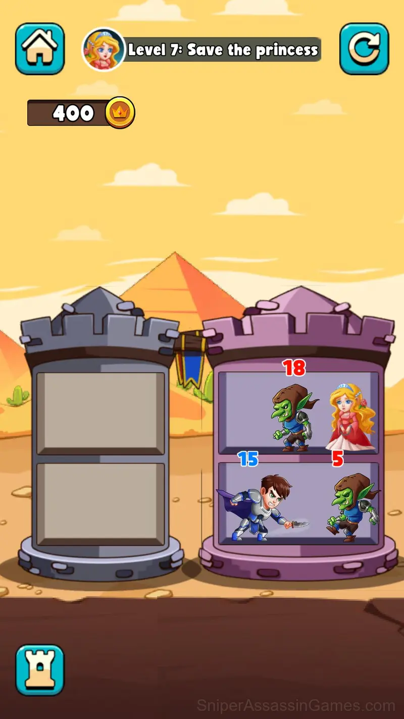 Tower Hero: Chaos War gameplay screenshot 2