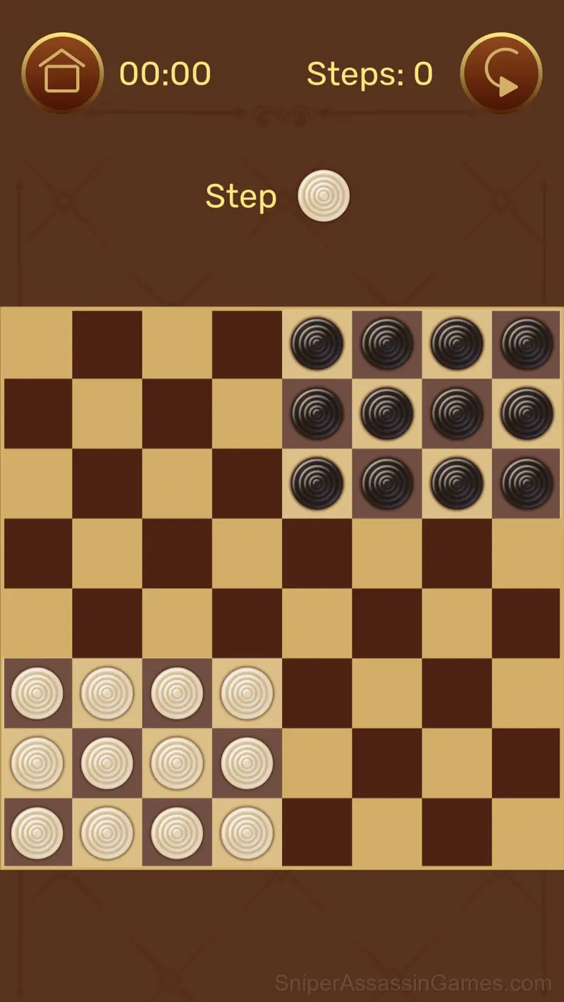 Corners - checkers gameplay screenshot 1