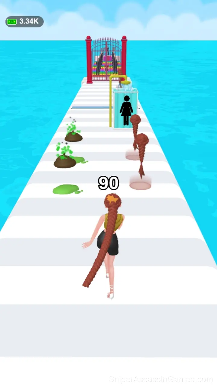 Hair Rush gameplay screenshot 2