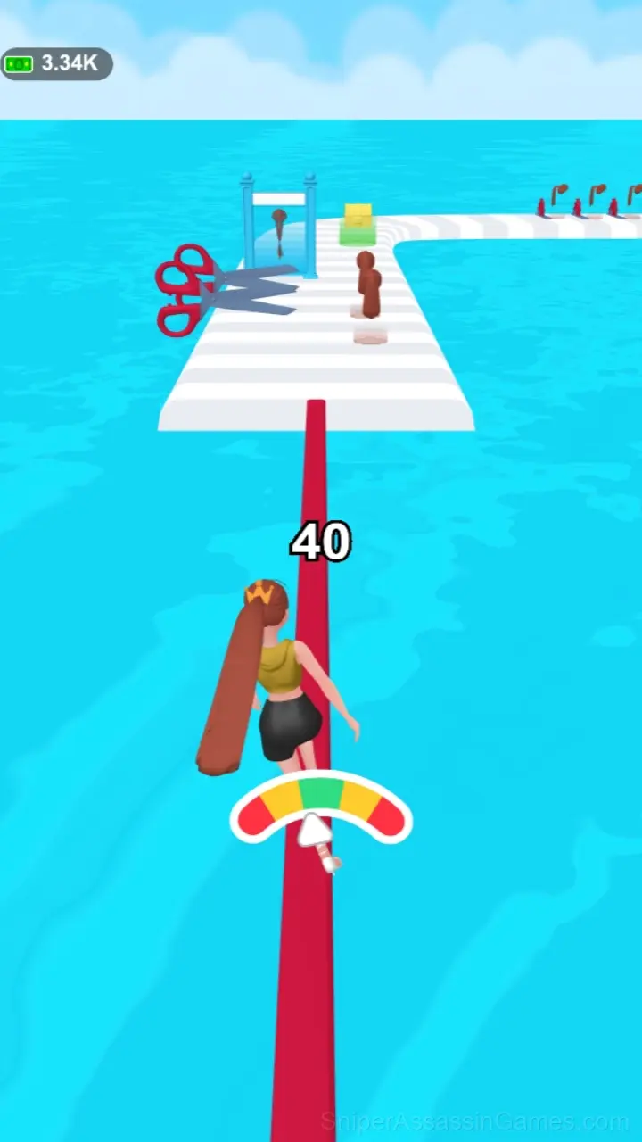 Hair Rush gameplay screenshot 4