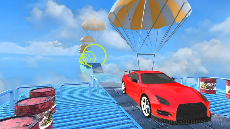 Crazy Car Driving: Complete the track! gameplay screenshot 1