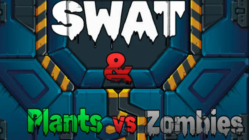 SWAT & Plants vs Zombies gameplay screenshot 1