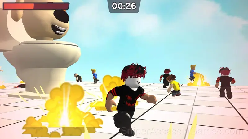Obby Platform: Robby vs Skibi-Dog gameplay screenshot 2