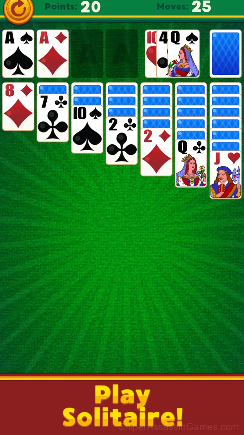Solitaire free gameplay screenshot 1