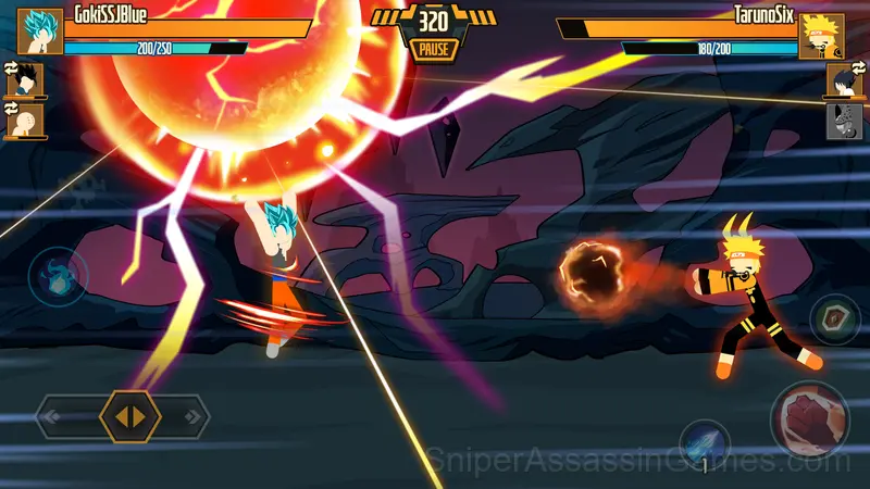 Super Stick Warriors gameplay screenshot 1
