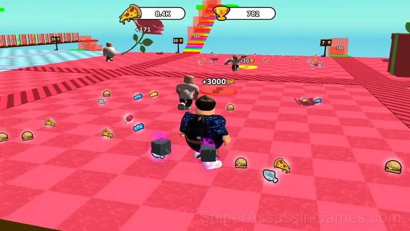 +1 Fat per Second! Eat and Fat! gameplay screenshot 2